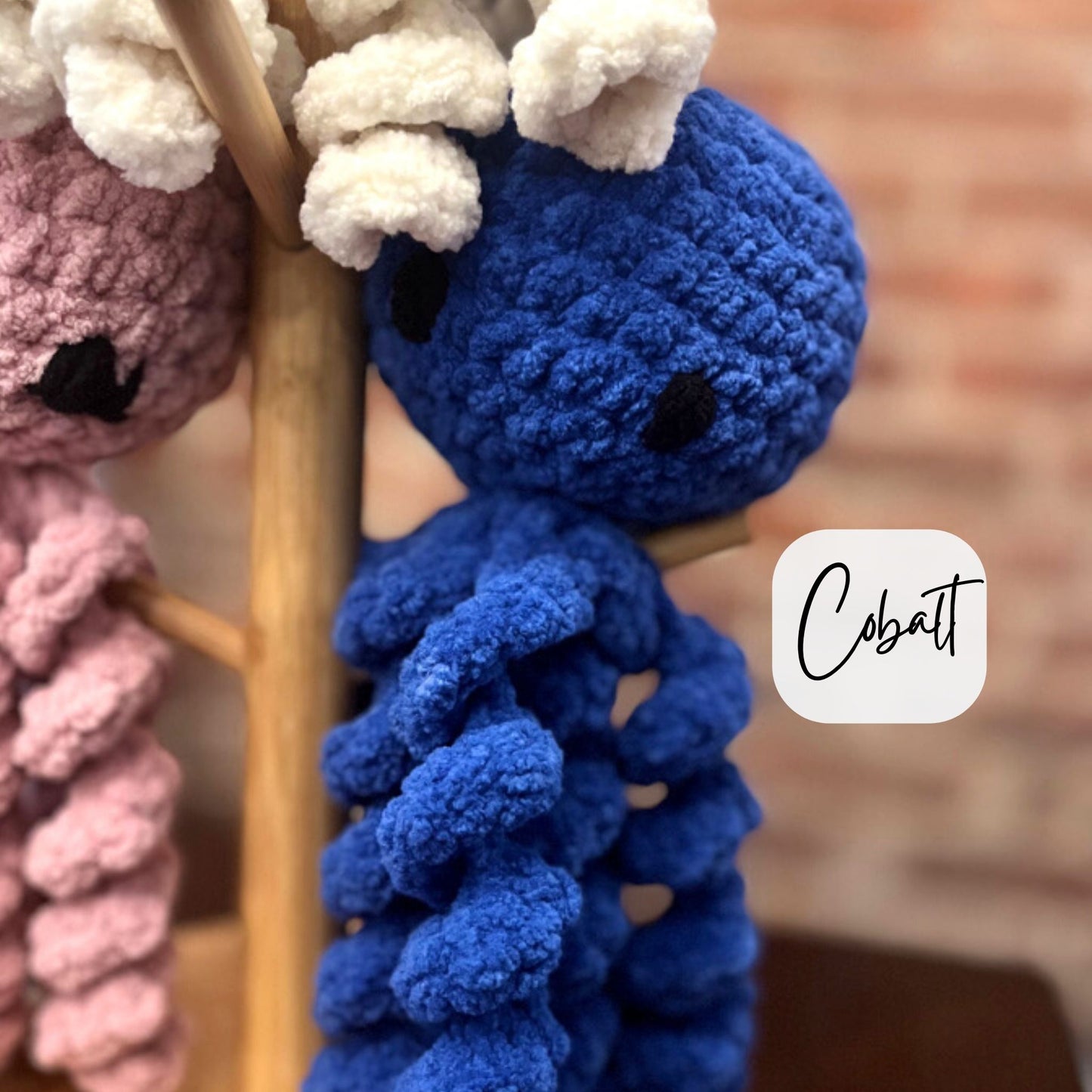 Handmade Plush Octopus Crochet Kids Toy Stuffed Animal