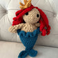 Crochet Mermaid Plushie | Handmade Mermaid Toy | Amigurumi Mermaid