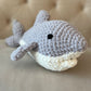 Crochet Shark Plush | Amigurumi Handmade Toy | Snuggly Underwater Friend | Under the Sea Stuffed Animal