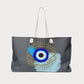 Evil Eye Weekender Bag | Evil Eye Beach Bag | Ftou Ftou Tote