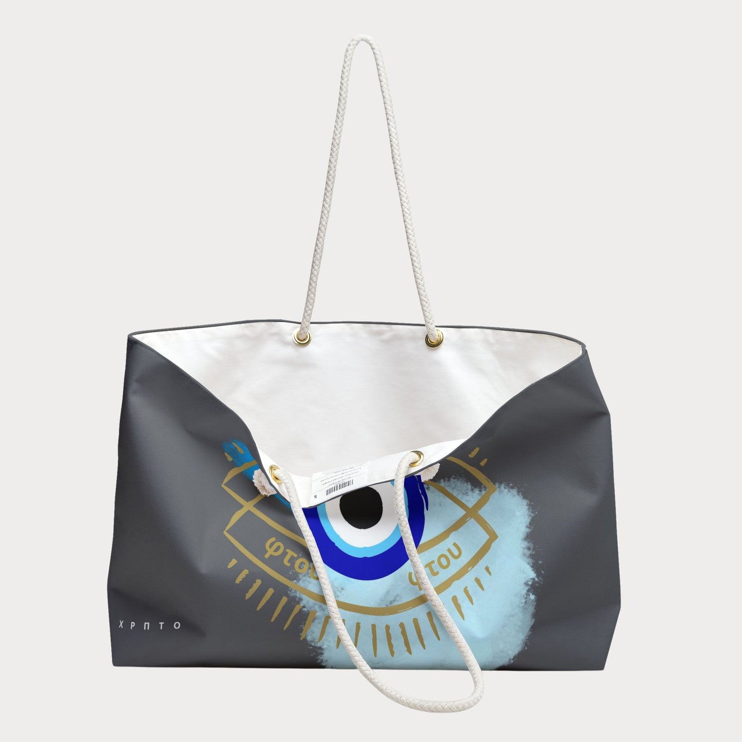 Evil Eye Weekender Bag | Evil Eye Beach Bag | Ftou Ftou Tote