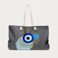 Evil Eye Weekender Bag | Evil Eye Beach Bag | Ftou Ftou Tote