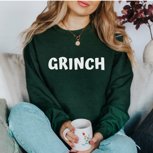 Grinch Christmas Sweatshirt | Holiday T Shirt | Grinch Christmas Shirt | Grinch Crewneck | Holiday Pajamas