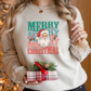 Merry Christmas Sweatshirt | Vintage Santa Shirt | Retro Crewneck Shirt for Her | Colorful Crewneck | Vintage Christmas Sweatshirt | Xmas