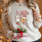 Tis the Season for Milk & Cookies | Retro Crewneck Shirt for Her | Christmas Cookie Adult Shirt | Cookies and Milk Holiday Shirt