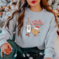 Tis the Season for Milk & Cookies | Retro Crewneck Shirt for Her | Christmas Cookie Adult Shirt | Cookies and Milk Holiday Shirt