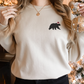 Polar Bear Holiday Sweatshirt | Christmas Chest Print Crewneck | Simple Christmas Sweatshirt | Holiday Shirt | Minimal Xmas Gift Idea