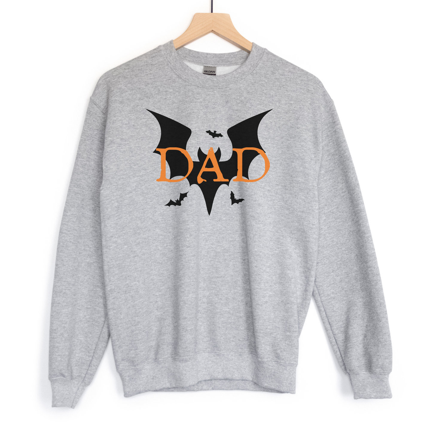 Bat Dad Sweatshirt | Halloween Crewneck | Gift for Him | Spooky Dad Humor Shirt | Fall