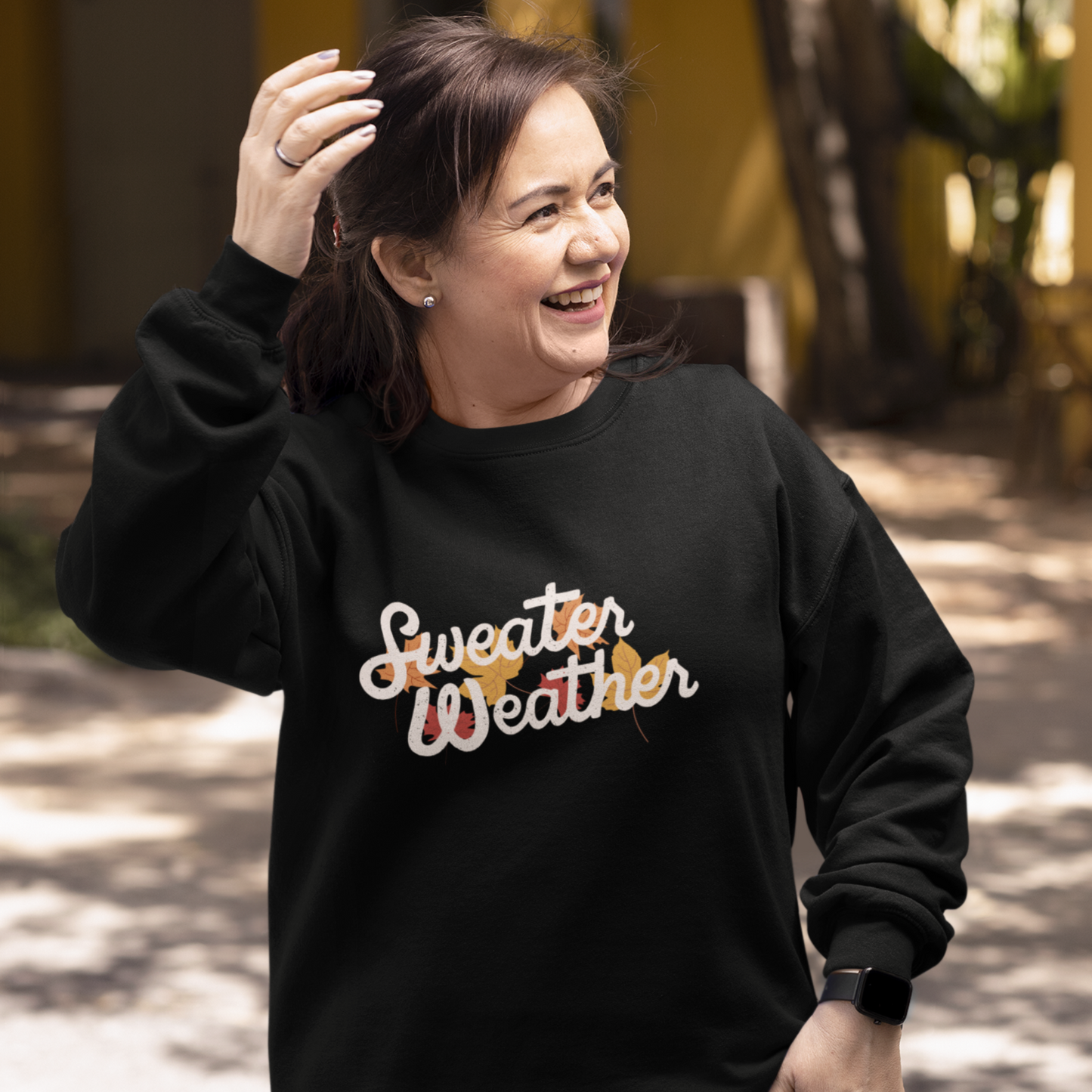 Sweater Weather | Cute Fall Sweatshirt | Crewneck Sweatshirt | Fall Graphic Shirt | Fall