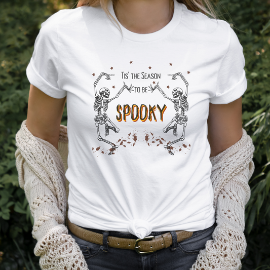 Tis the Season to be Spooky Sweatshirt | Crewneck Skeleton Sweatshirt | Halloween | Fall