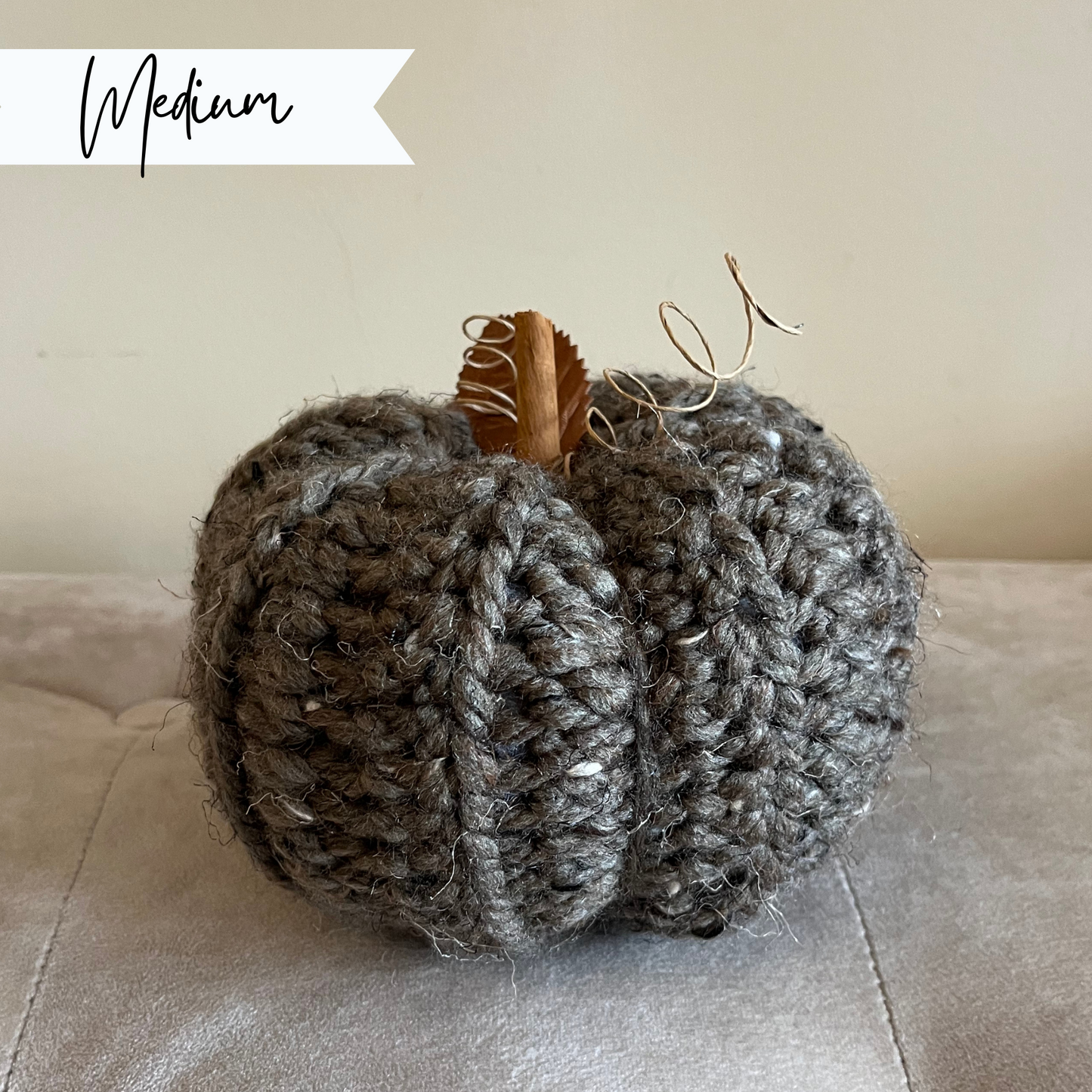 Crochet Pumpkins | Rustic Farmhouse Handmade Pumpkins | Fall Home Decor