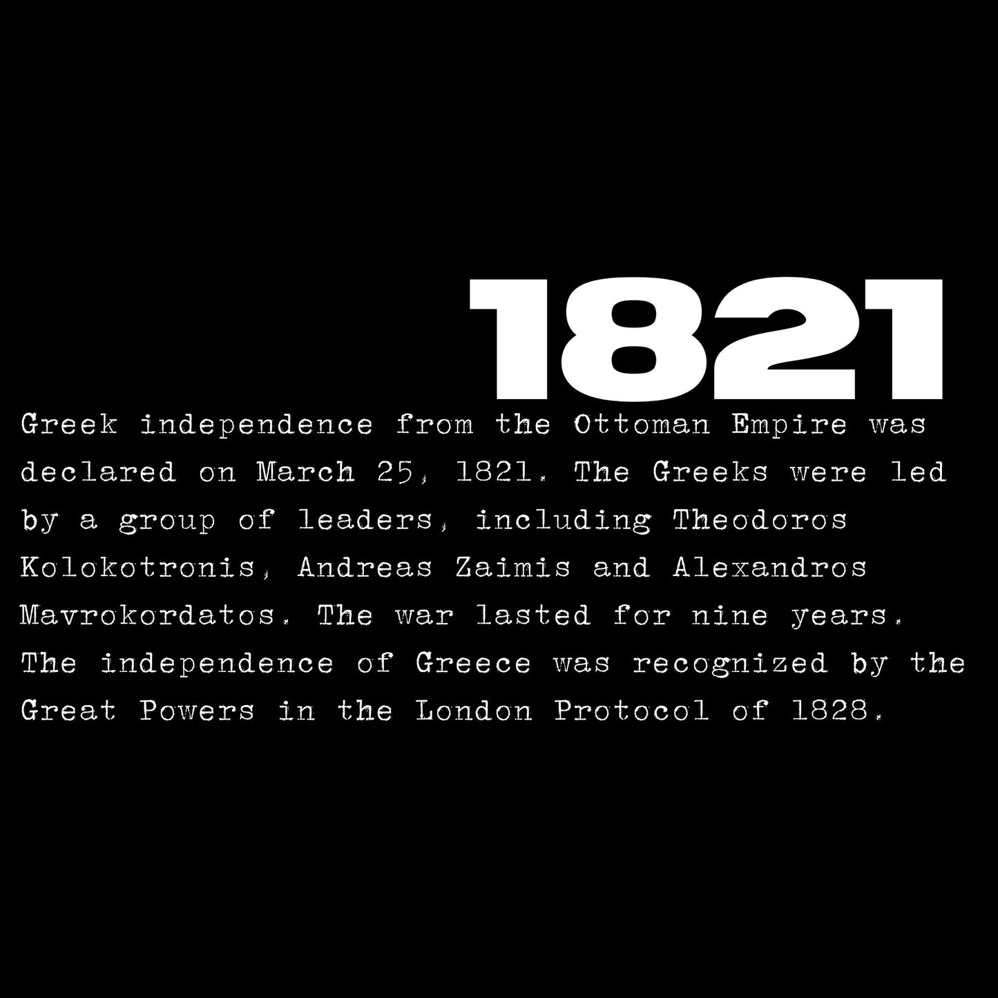 Greek Independence 1821 Flag Rising Unisex Shirt