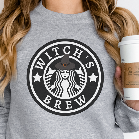 Witch's Brew Sweatshirt | Funny Coffee Crewneck | Halloween Witches | Pumpkin Spice & Everything Nice