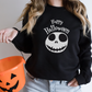 Jack Skellington Happy Halloween Sweatshirt | Adult Spooky Crewneck Shirt | A Nightmare Before Christmas | Gift Idea