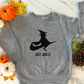 Just Boo It Halloween Sweatshirt | Kids Witch Crewneck | Athletic Graphic Shirt | Witch Fall Sweatshirt | Fall Gift Shirt