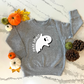 Free Spirit Ghost Sweatshirt | Toddler & Youth Crewneck | Halloween Fleece Sweatshirt for Kids | Fall Humor | Halloween Gift