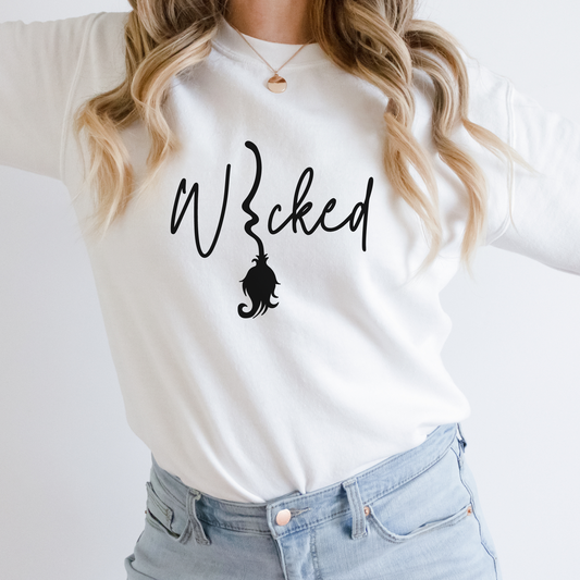 Wicked Sweatshirt | Unisex Witch Crewneck | Spooky Halloween Sweatshirt | Fall Gift