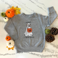 Woof... I mean BOO! Toddler & Youth Sweatshirt | Halloween Dog | Trick or Treat | Ghost Crewneck | Halloween Humor Gift Idea