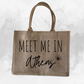 Meet Me In... Personalized Tote