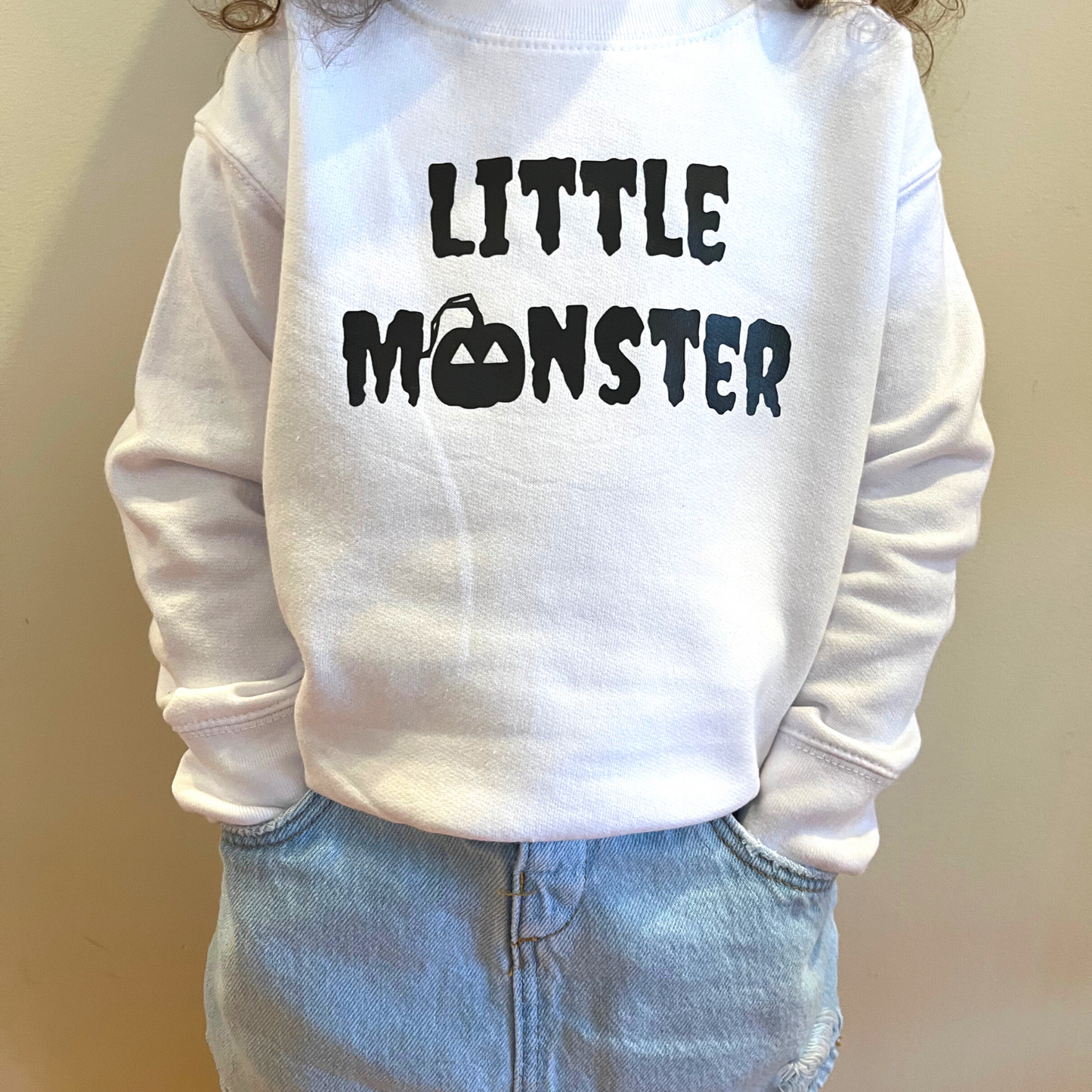 Mommy and Me Halloween Sweatshirt | Momster Crewneck | Little Monster Sweatshirt | Funny Pumpkin Shirt | Fall | Halloween Humor