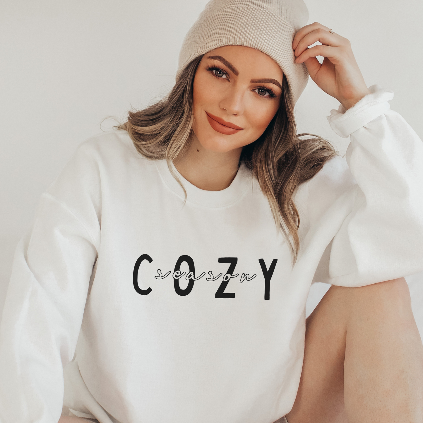 Cozy Season Sweatshirt | Christmas Crewneck | Gift for Her | Holiday Outfit | Cold Winter Night Sweatshirt | Cozy Pajama Top