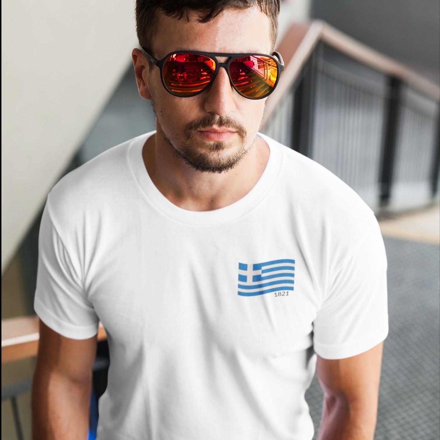 Personalized Greek Flag Unisex Shirt